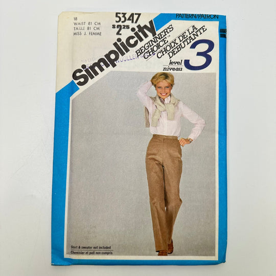 Sewing Pattern - Womenswear - Simplicity 5347 - True Deadstock supplies Fabric by private - Sustainable Textile | FABCYCLE
