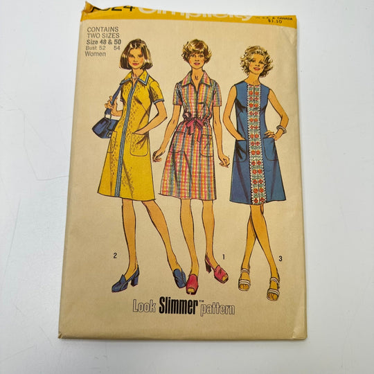 Sewing Pattern - Womenswear - Simplicity 5624 - True Deadstock supplies Fabric by private - Sustainable Textile | FABCYCLE