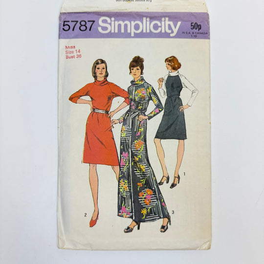 Sewing Pattern - Womenswear - Simplicity 5787 - True Deadstock supplies Fabric by private - Sustainable Textile | FABCYCLE