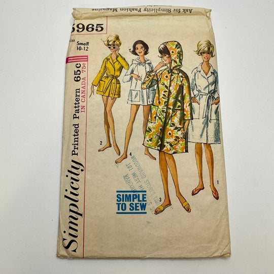 Sewing Pattern - Womenswear - Simplicity 5965 - True Deadstock supplies Fabric by private - Sustainable Textile | FABCYCLE
