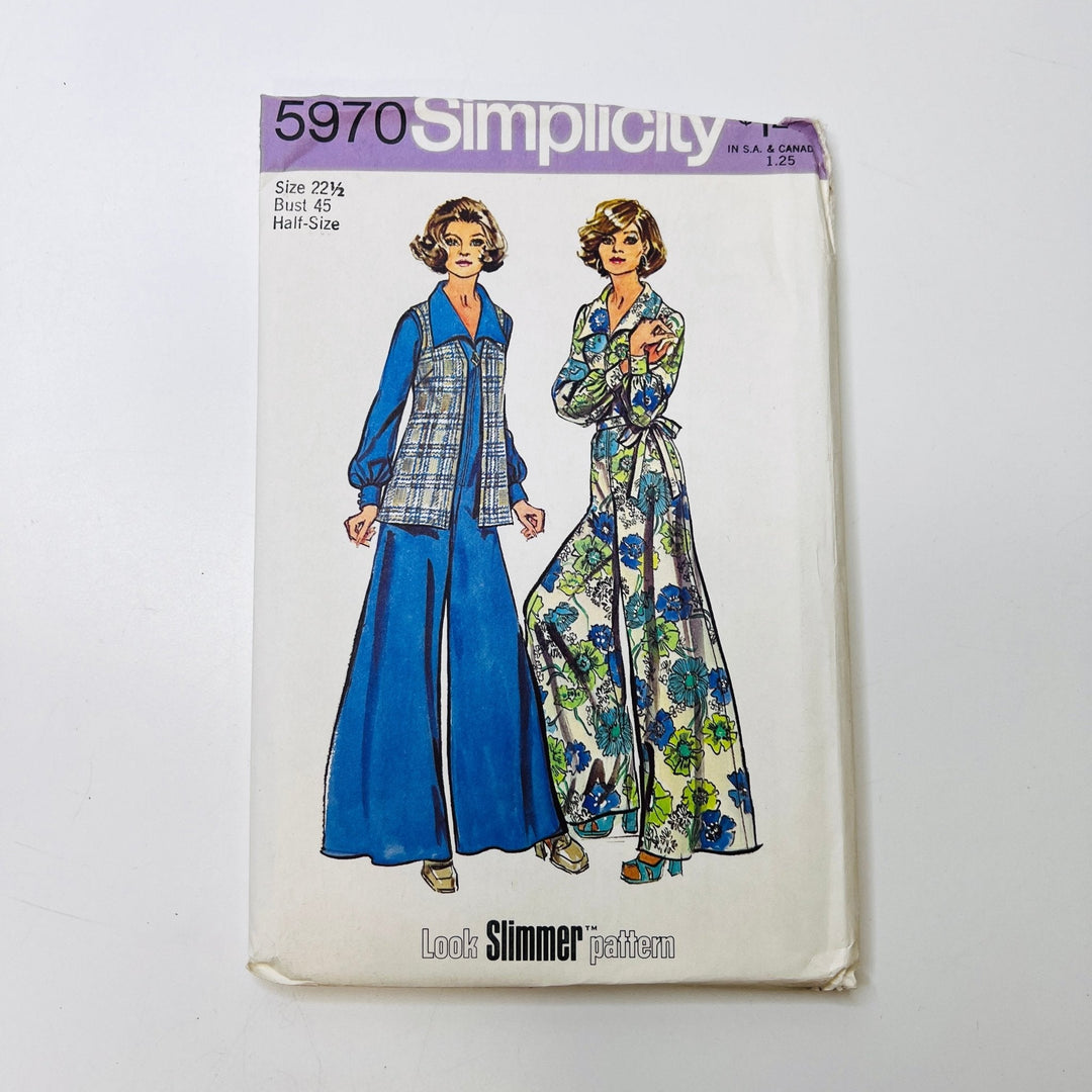 Sewing Pattern - Womenswear - Simplicity 5970 - True Deadstock supplies Fabric by private - Sustainable Textile | FABCYCLE