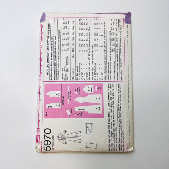 Sewing Pattern - Womenswear - Simplicity 5970 - True Deadstock supplies Fabric by private - Sustainable Textile | FABCYCLE