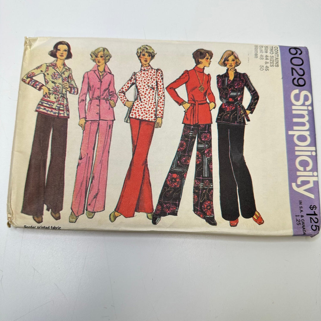 Sewing Pattern - Womenswear - Simplicity 6029 - True Deadstock supplies Fabric by private - Sustainable Textile | FABCYCLE