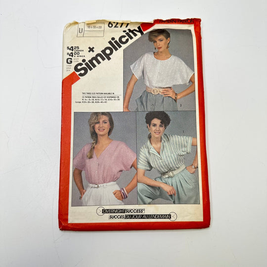 Sewing Pattern - Womenswear - Simplicity 6277 - True Deadstock supplies Fabric by private - Sustainable Textile | FABCYCLE
