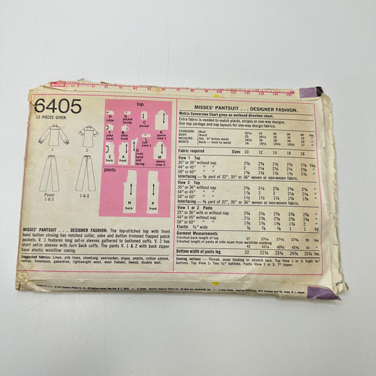 Sewing Pattern - Womenswear - Simplicity 6405 - True Deadstock supplies Fabric by private - Sustainable Textile | FABCYCLE