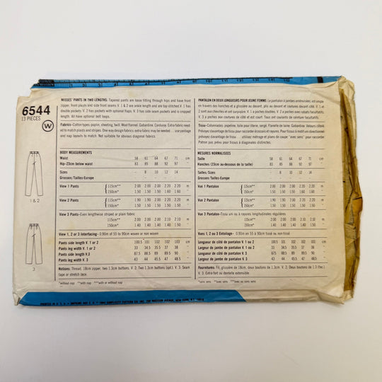 Sewing Pattern - Womenswear - Simplicity 6544 - True Deadstock supplies Fabric by private - Sustainable Textile | FABCYCLE
