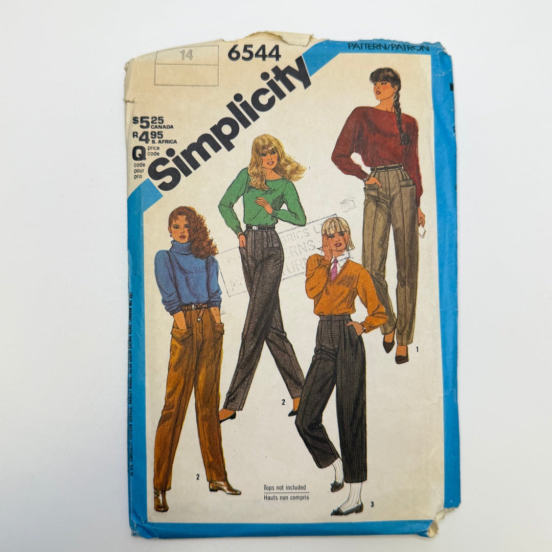 Sewing Pattern - Womenswear - Simplicity 6544 - True Deadstock supplies Fabric by private - Sustainable Textile | FABCYCLE