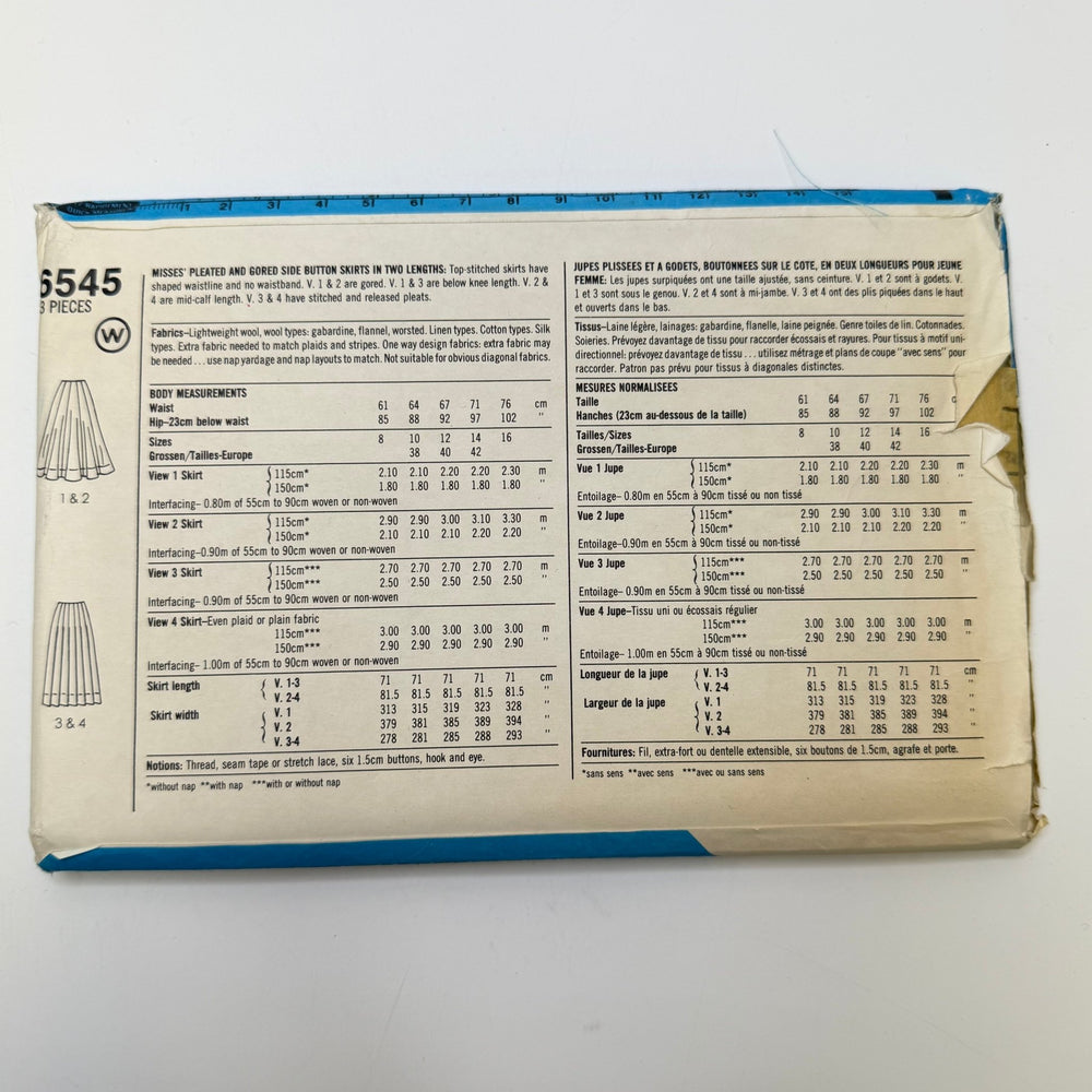 Sewing Pattern - Womenswear - Simplicity 6545 - True Deadstock supplies Fabric by private - Sustainable Textile | FABCYCLE