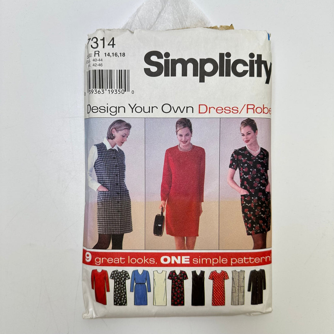 Sewing Pattern - Womenswear - Simplicity 7314 - True Deadstock supplies Fabric by private - Sustainable Textile | FABCYCLE
