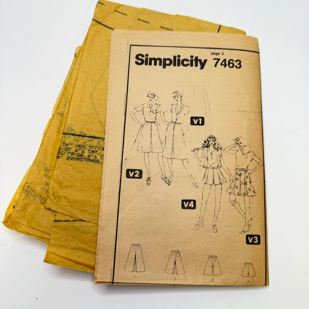 Sewing Pattern - Womenswear - Simplicity 7463 - True Deadstock supplies Fabric by private - Sustainable Textile | FABCYCLE