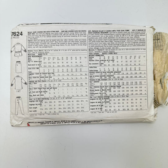 Sewing Pattern - Womenswear - Simplicity 7624 - True Deadstock supplies Fabric by private - Sustainable Textile | FABCYCLE