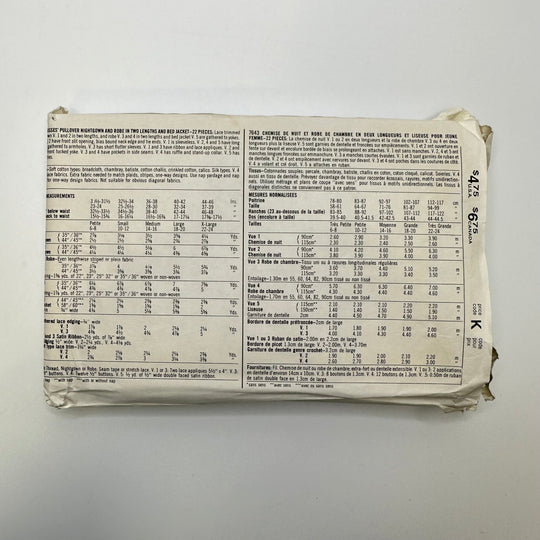 Sewing Pattern - Womenswear - Simplicity 7643 - True Deadstock supplies Fabric by private - Sustainable Textile | FABCYCLE