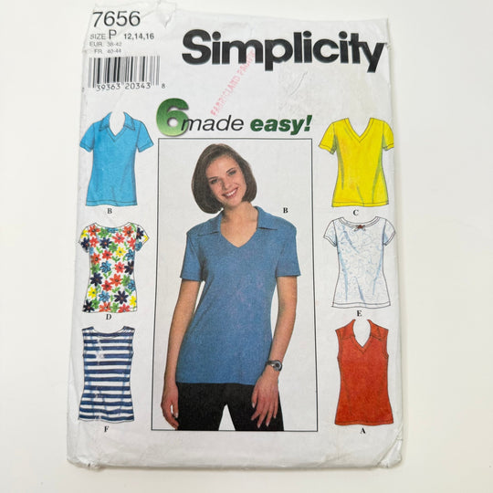 Sewing Pattern - Womenswear - Simplicity 7656 - True Deadstock supplies Fabric by private - Sustainable Textile | FABCYCLE