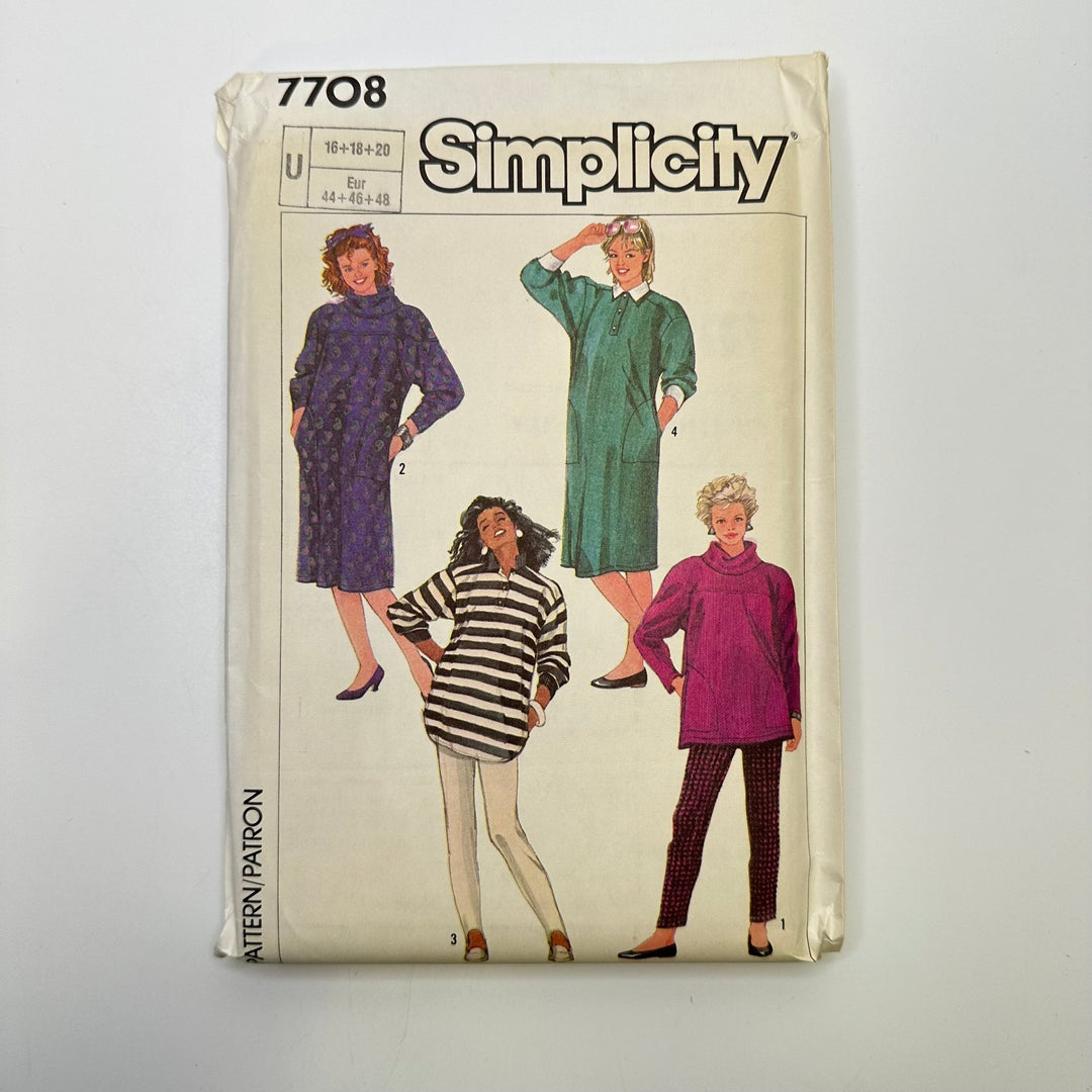 Sewing Pattern - Womenswear - Simplicity 7708 - True Deadstock supplies Fabric by private - Sustainable Textile | FABCYCLE