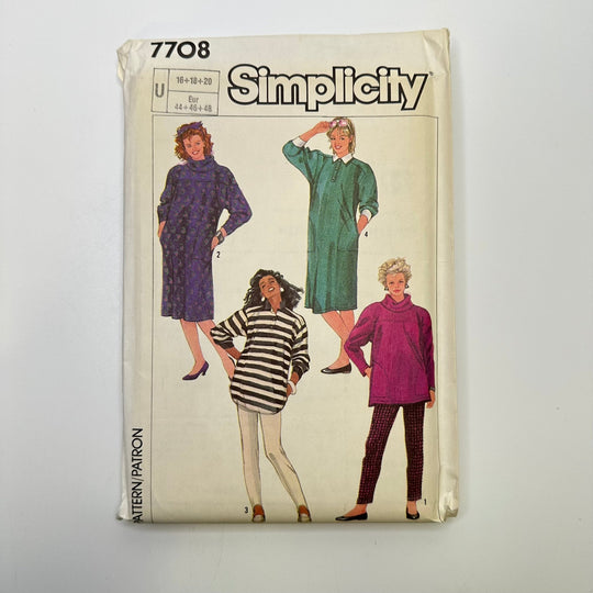 Sewing Pattern - Womenswear - Simplicity 7708 - True Deadstock supplies Fabric by private - Sustainable Textile | FABCYCLE