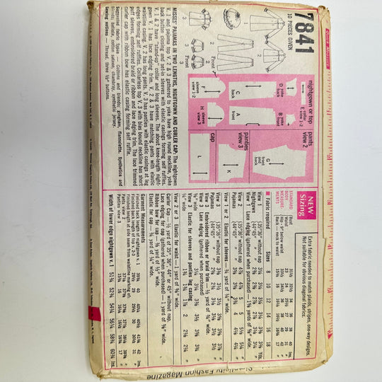 Sewing Pattern - Womenswear - Simplicity 7841 - True Deadstock supplies Fabric by private - Sustainable Textile | FABCYCLE