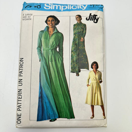 Sewing Pattern - Womenswear - Simplicity 7848 - True Deadstock supplies Fabric by private - Sustainable Textile | FABCYCLE
