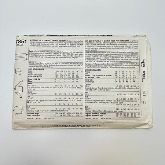 Sewing Pattern - Womenswear - Simplicity 7851 - True Deadstock supplies Fabric by private - Sustainable Textile | FABCYCLE