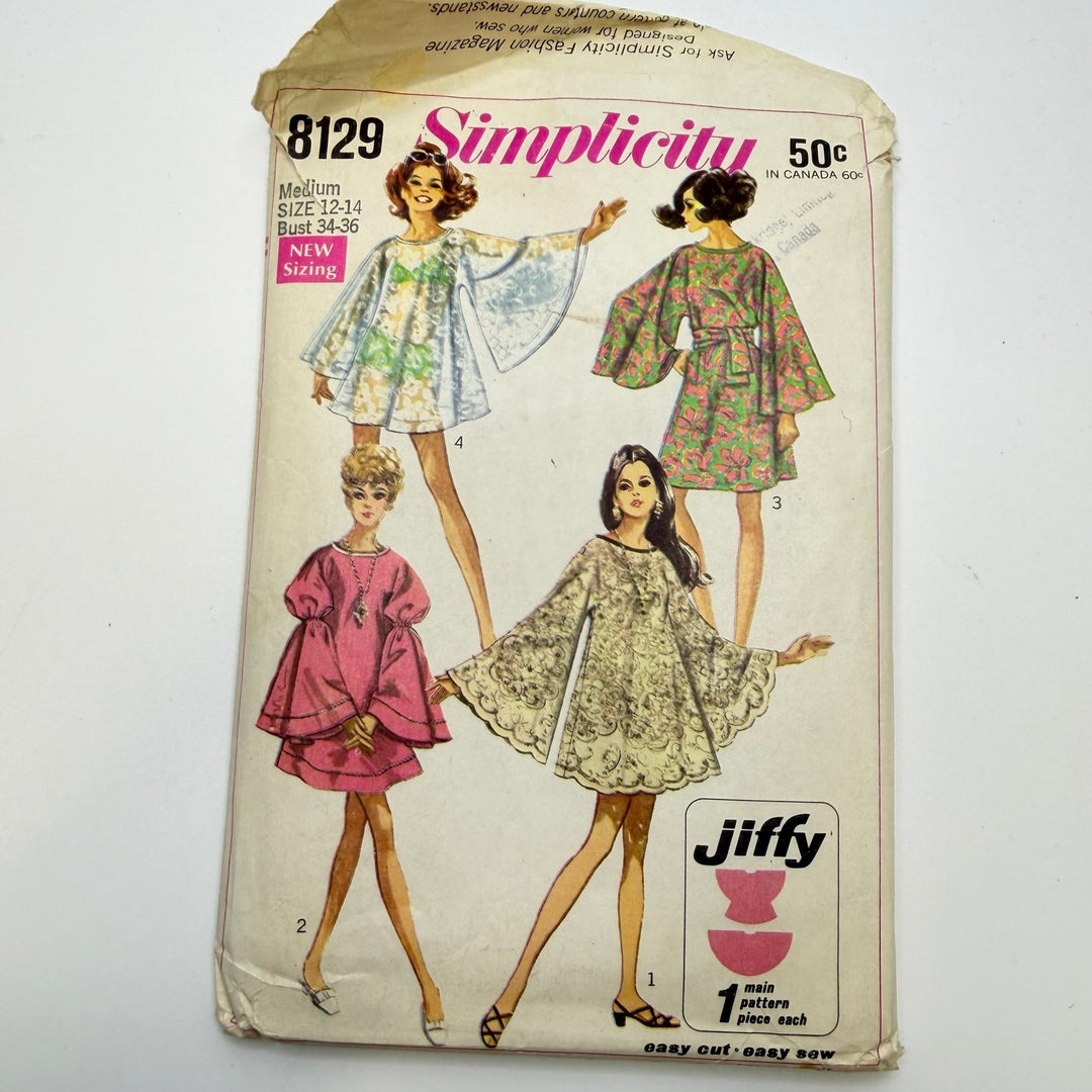Sewing Pattern - Womenswear - Simplicity 8129 - True Deadstock supplies Fabric by private - Sustainable Textile | FABCYCLE