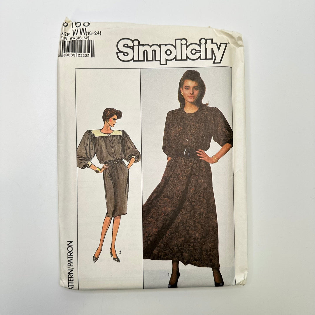 Sewing Pattern - Womenswear - Simplicity 8168 - True Deadstock supplies Fabric by private - Sustainable Textile | FABCYCLE