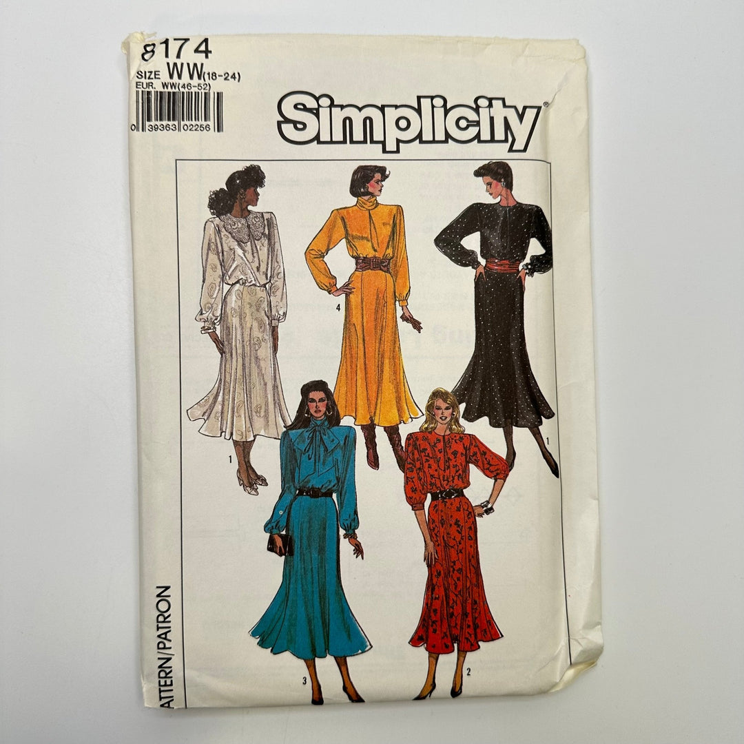 Sewing Pattern - Womenswear - Simplicity 8174 - True Deadstock supplies Fabric by private - Sustainable Textile | FABCYCLE