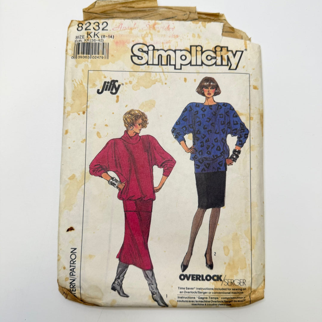 Sewing Pattern - Womenswear - Simplicity 8232 - True Deadstock supplies Fabric by private - Sustainable Textile | FABCYCLE
