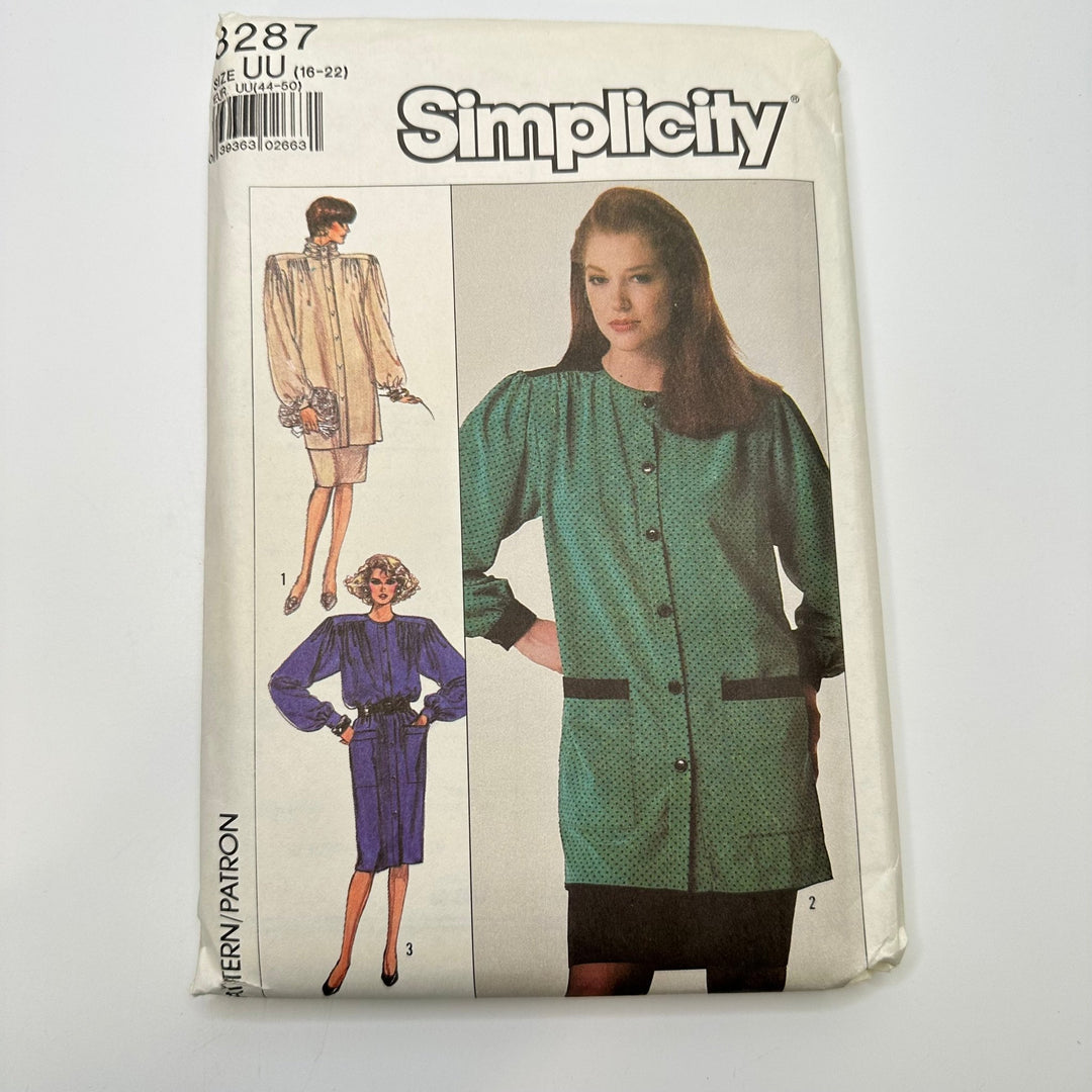 Sewing Pattern - Womenswear - Simplicity 8287 - True Deadstock supplies Fabric by private - Sustainable Textile | FABCYCLE