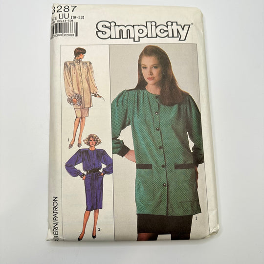 Sewing Pattern - Womenswear - Simplicity 8287 - True Deadstock supplies Fabric by private - Sustainable Textile | FABCYCLE