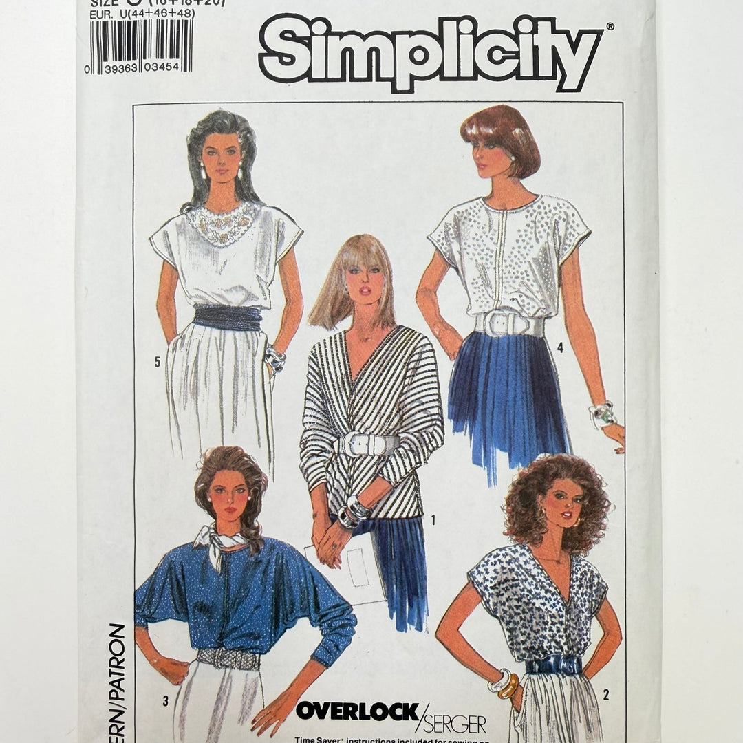 Sewing Pattern - Womenswear - Simplicity 8436 - True Deadstock supplies Fabric by private - Sustainable Textile | FABCYCLE