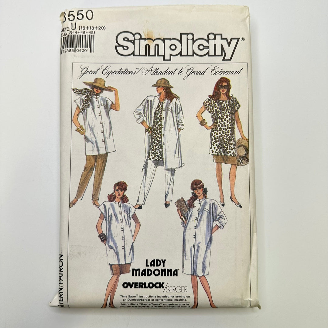 Sewing Pattern - Womenswear - Simplicity 8550 - True Deadstock supplies Fabric by private - Sustainable Textile | FABCYCLE