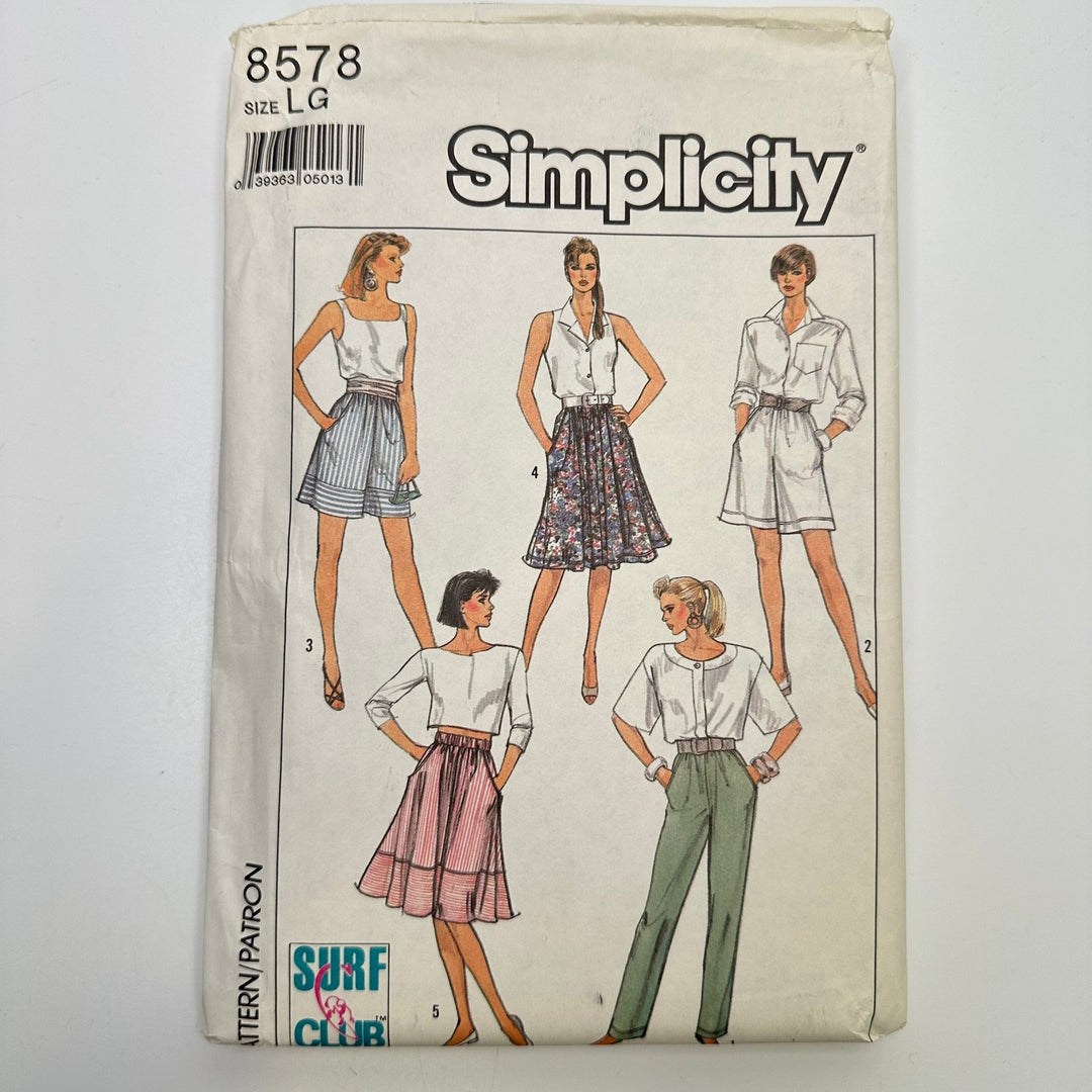 Sewing Pattern - Womenswear - Simplicity 8578 - True Deadstock supplies Fabric by private - Sustainable Textile | FABCYCLE