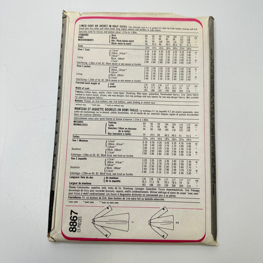 Sewing Pattern - Womenswear - Simplicity 8867 - True Deadstock supplies Fabric by private - Sustainable Textile | FABCYCLE