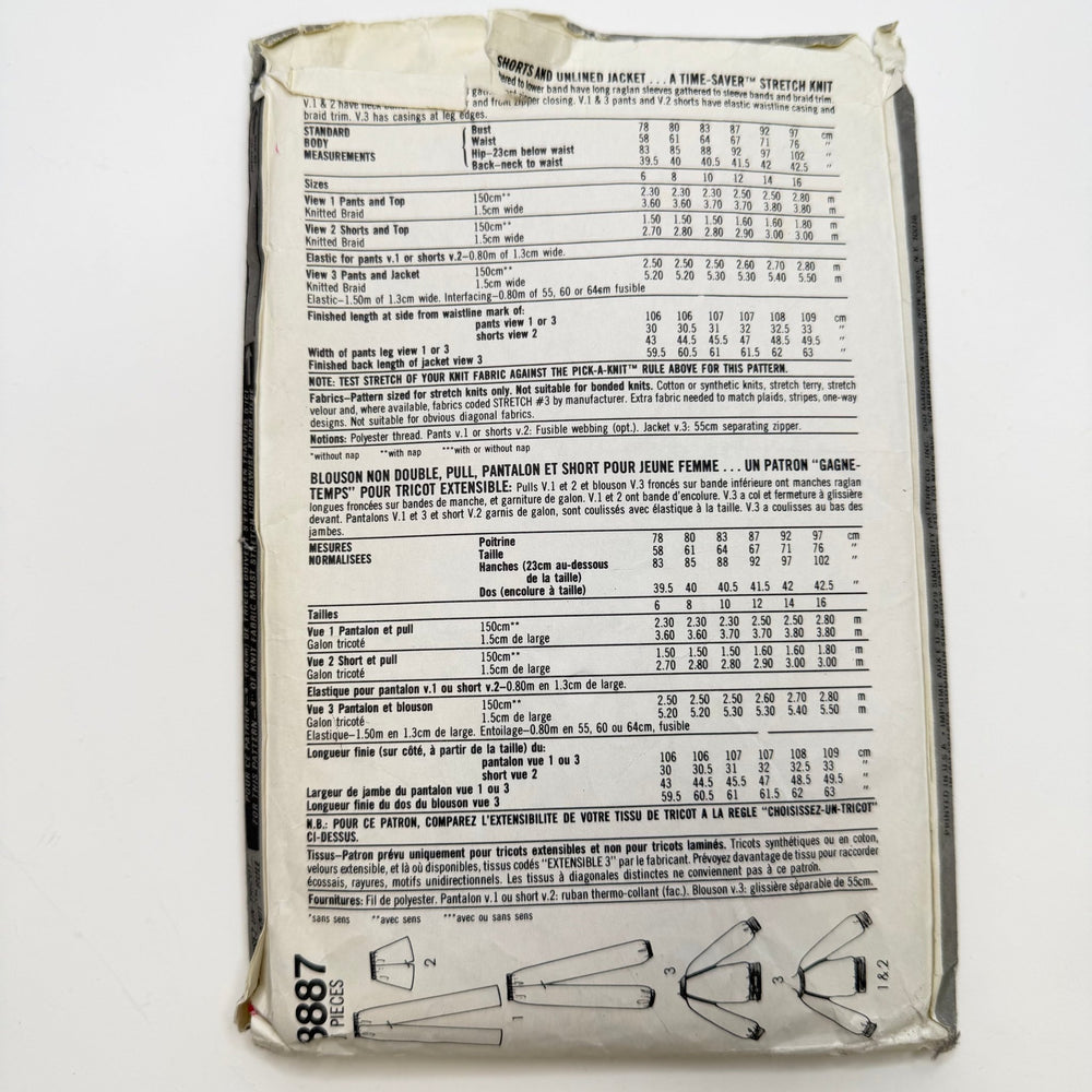 Sewing Pattern - Womenswear - Simplicity 8887 - True Deadstock supplies Fabric by private - Sustainable Textile | FABCYCLE