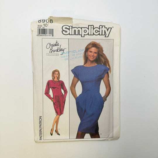 Sewing Pattern - Womenswear - Simplicity 8908 - True Deadstock supplies Fabric by private - Sustainable Textile | FABCYCLE