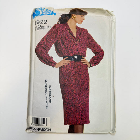 Sewing Pattern - Womenswear - Simplicity 8922 - True Deadstock supplies Fabric by private - Sustainable Textile | FABCYCLE