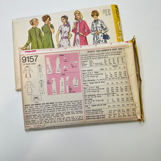 Sewing Pattern - Womenswear - Simplicity 9157 - True Deadstock supplies Fabric by private - Sustainable Textile | FABCYCLE