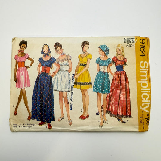 Sewing Pattern - Womenswear - Simplicity 9164 - True Deadstock supplies Fabric by private - Sustainable Textile | FABCYCLE