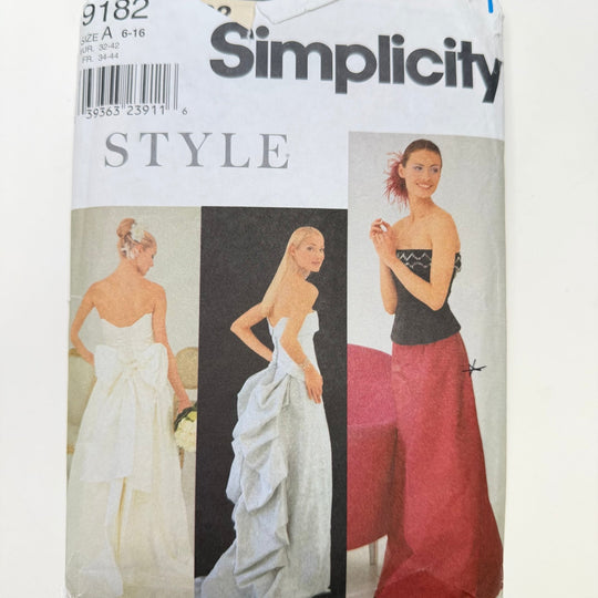 Sewing Pattern - Womenswear - Simplicity 9182 - True Deadstock supplies Fabric by private - Sustainable Textile | FABCYCLE
