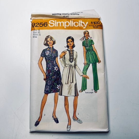 Sewing Pattern - Womenswear - Simplicity 9256 - True Deadstock supplies Fabric by private - Sustainable Textile | FABCYCLE