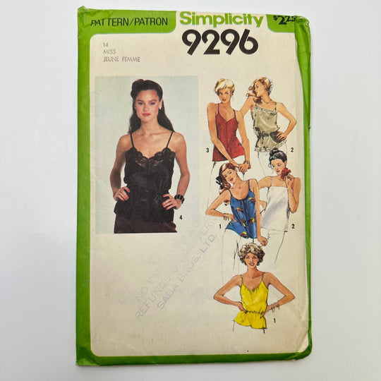 Sewing Pattern - Womenswear - Simplicity 9296 - True Deadstock supplies Fabric by private - Sustainable Textile | FABCYCLE