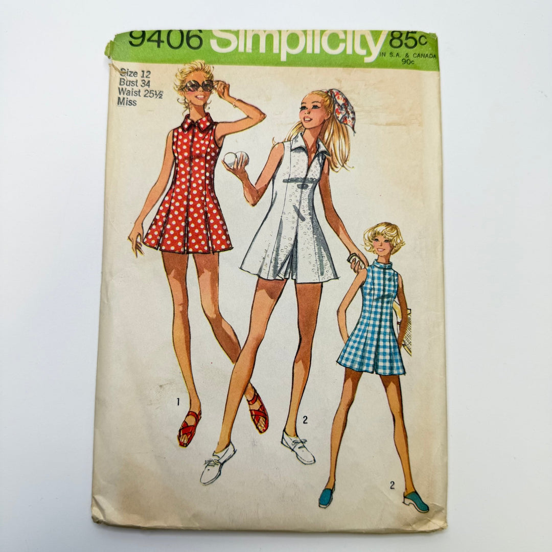 Sewing Pattern - Womenswear - Simplicity 9406 - True Deadstock supplies Fabric by private - Sustainable Textile | FABCYCLE