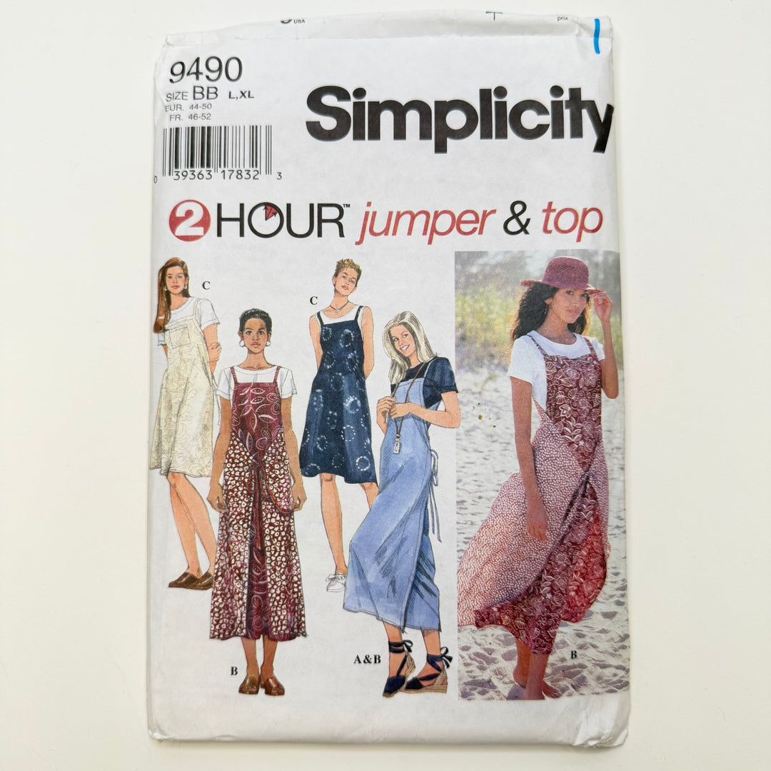 Sewing Pattern - Womenswear - Simplicity 9490 - True Deadstock supplies Fabric by private - Sustainable Textile | FABCYCLE