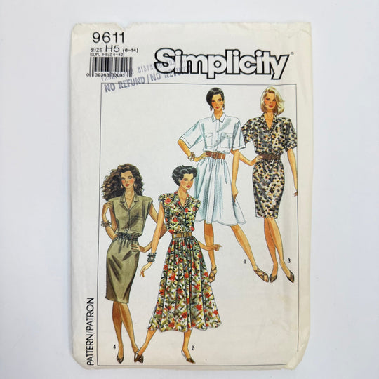 Sewing Pattern - Womenswear - Simplicity 9611 - True Deadstock supplies Fabric by private - Sustainable Textile | FABCYCLE