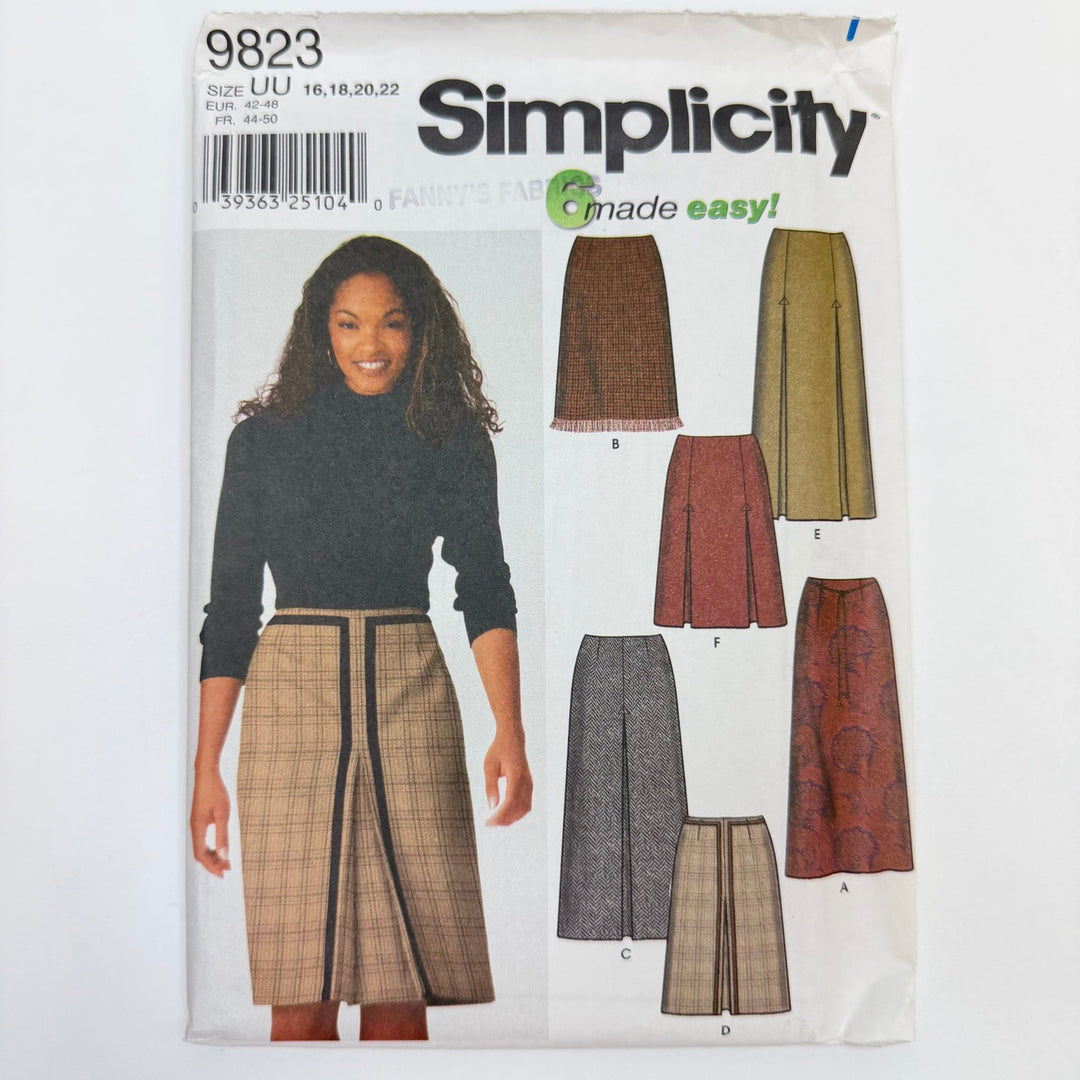Sewing Pattern - Womenswear - Simplicity 9823 - True Deadstock supplies Fabric by private - Sustainable Textile | FABCYCLE