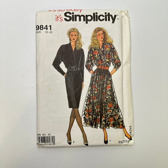Sewing Pattern - Womenswear - Simplicity 9841 - True Deadstock supplies Fabric by private - Sustainable Textile | FABCYCLE