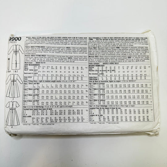 Sewing Pattern - Womenswear - Simplicity 9900 - True Deadstock supplies Fabric by private - Sustainable Textile | FABCYCLE