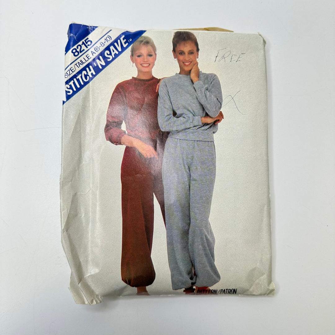 Sewing Pattern - Womenswear - Stitch N Save 8215 - True Deadstock supplies Fabric by private - Sustainable Textile | FABCYCLE