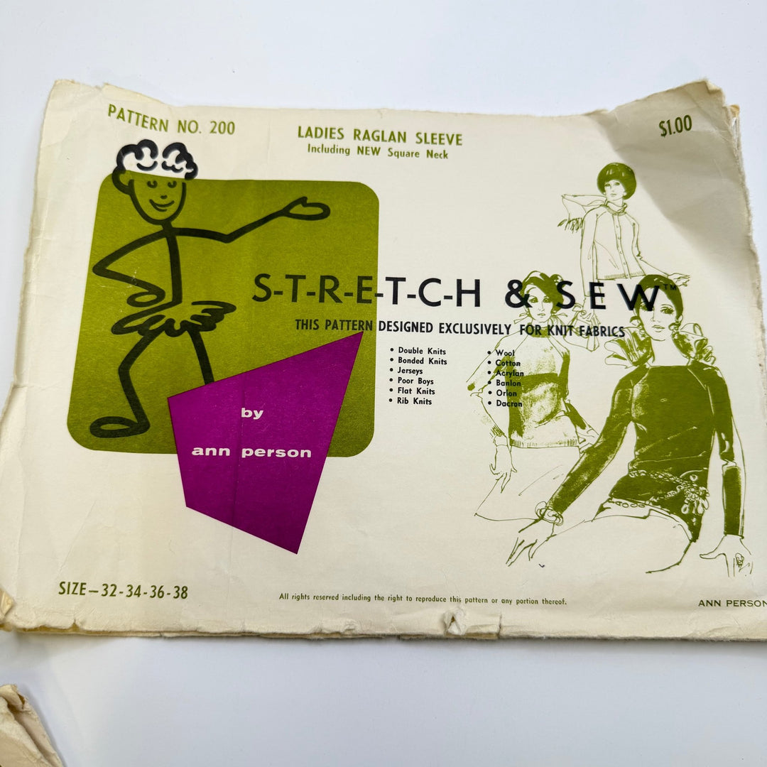 Sewing Pattern - Womenswear - Stretch &amp; Sew 200 - True Deadstock supplies Fabric by private - Sustainable Textile | FABCYCLE