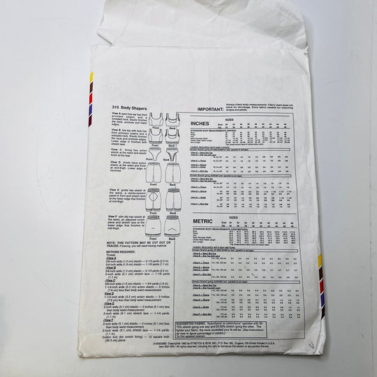 Sewing Pattern - Womenswear - Stretch &amp; Sew 315 - True Deadstock supplies Fabric by private - Sustainable Textile | FABCYCLE