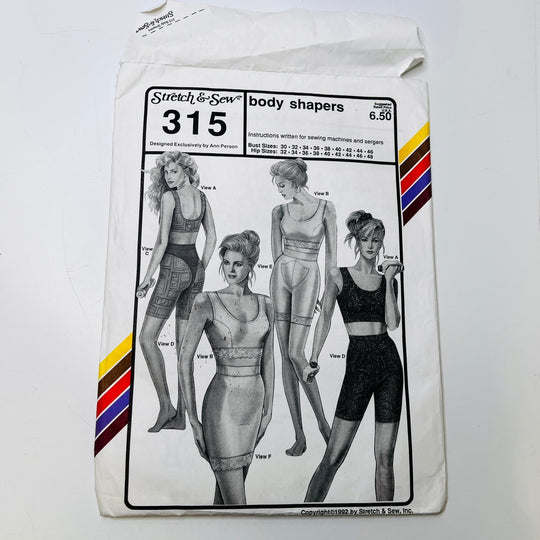 Sewing Pattern - Womenswear - Stretch &amp; Sew 315 - True Deadstock supplies Fabric by private - Sustainable Textile | FABCYCLE